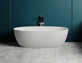 Ванна каменная SALINI ALDA 101922MRF S-Stone матовая 170х80см отдельностоящая