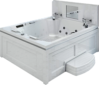 Мини бассейн СПА RADOMIR RIMINI 1-30-0-0-0-047Б 1900х1500х50см 0,59куб.м