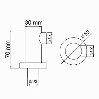 Душевая система WASSERKRAFT A175819 хром