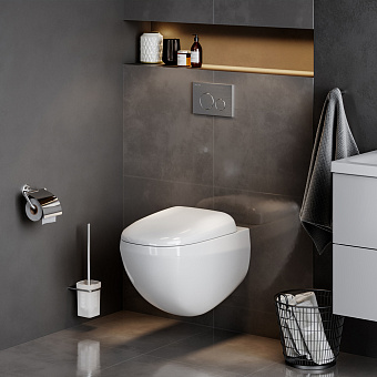 Унитаз подвесной AM-PM Sensation C301700WH безободковый с микролифтом