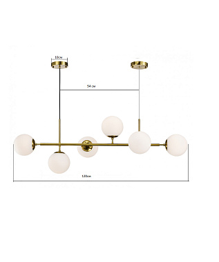 Люстра KINK Light Ирда 07622-6,20-01 240Вт 6 лампочек E27