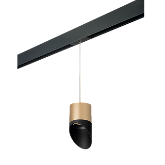 Трековый светильник Lightstar Rullo PRORP349087 15Вт GX 5.3 золотой для однофазного трека