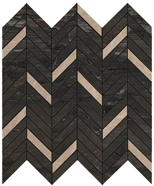 Керамическая мозаика Atlas Concord Италия Marvel Edge AEPR Absolute Brown Mosaico Twill Lappato 30х31см 0,372кв.м.