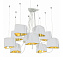 Люстра подвесная Loft It Nuage Loft1163-10WH 400Вт 10 лампочек E14
