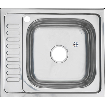 Мойка кухонная MELANA 6050 127 t R (*20) 50х60см хром