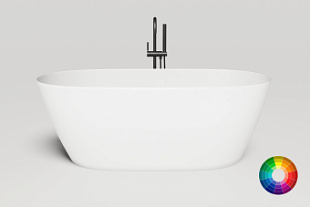 Ванна каменная SALINI SOFIA 103611GRH 165х75см отдельностоящая