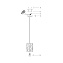 Светильник подвесной Maytoni Starfall MOD042PL-01BS 40Вт E14