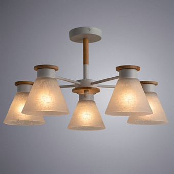 Люстра потолочная Arte Lamp TYLER A1031PL-5WH 60Вт 5 лампочек E27