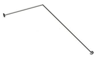 Карниз для душевого поддона Radomir Верчелли 122x84 1-12-2-0-0-012 Хром