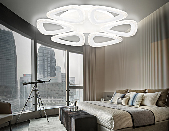Люстра потолочная Ambrella ACRYLICA Original FA4518 80Вт 6 лампочек LED