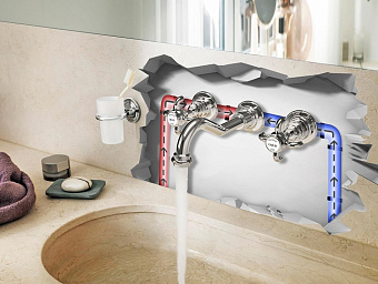 Смеситель для раковины Paini Ornellaia 87CR207LMKM хром