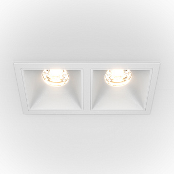 Светильник точечный встраиваемый Maytoni Alfa LED DL043-02-10W4K-SQ-W 20Вт LED