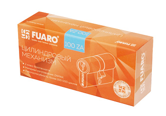 Цилиндр ключ-ключ FUARO 100 ZA CP 70мм хром
