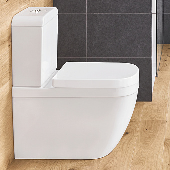 Унитаз напольный GROHE Euro Ceramic 39462000 безободковый с микролифтом