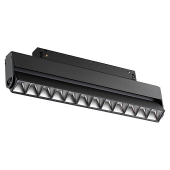 Трековый светильник Novotech SHINO 358543 12Вт LED чёрный для однофазного трека