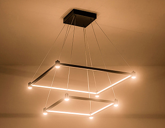 Люстра подвесная Ambrella COMFORT LineTech FL5597 60Вт 10 лампочек LED