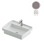 Раковина встраиваемая сверху ArtCeram Fuori Scala TFL034 60 00 60,5х45,5см