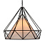 Светильник подвесной ST Luce PALIEDRO SL233.403.01 60Вт E27