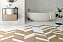 Матовый керамогранит WOW 60 Grad 120272 Grad Chevron A Calacatta 9,8х52,2см 0,456кв.м.