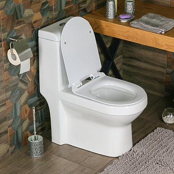 Унитаз напольный MELANA 2806D-805 ободковый с микролифтом