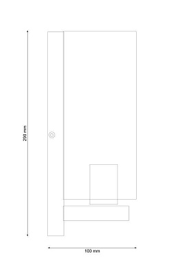 Бра Lucia Tucci NATURA W083.1 Venge 60Вт E27