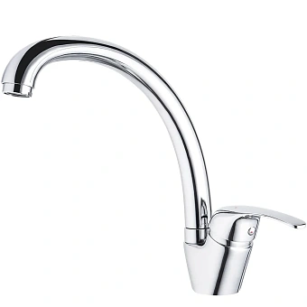 Смеситель для кухни Maxonor MN4116 поворотный излив хром