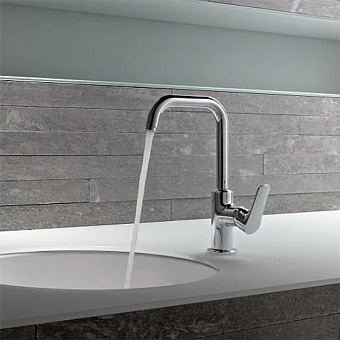 Смеситель для раковины KLUDI Pure Solid 340250575 хром