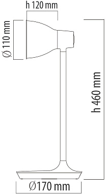 Настольная лампа офисная De Markt Ракурс 631036201 4,2Вт LED
