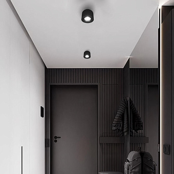 Светильник точечный накладной Loft It Tictac 10219 Black 4000K 7Вт LED