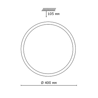 Светильник настенно-потолочный Sonex Kasta 2015/E 72Вт LED