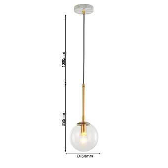 Светильник подвесной Favourite Marmore 2671-1P 40Вт E14
