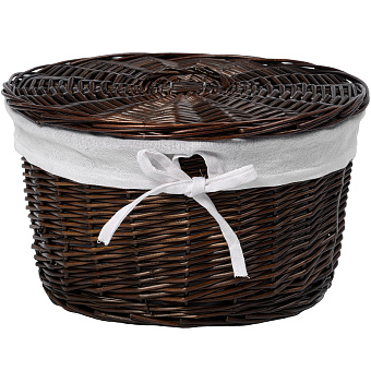 Корзина для белья WASSERKRAFT DONAU WB-530-L плетёная 16,3л