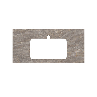 Столешница KERAMA MARAZZI Plaza PL2.VT280.100 Керамогранит 100х48см Парнас пепельный лаппатированный
