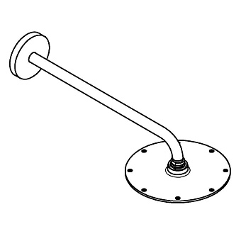 Верхний душ GROHE Rainshower Cosmopolitan 210 26171000 хром