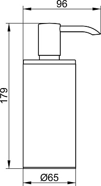 Дозатор Keuco Plan 14952010100 хром