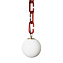 Светильник подвесной Loft It Chain 10128P Red 40Вт E27