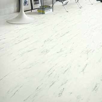 Виниловый ламинат Quick-Step Мрамор каррарский белый AMGP40136 1305х327х2,5мм 32 класс 3,84кв.м