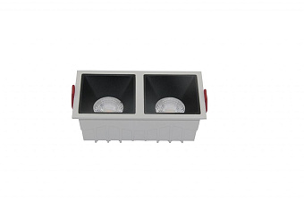 Светильник точечный встраиваемый Maytoni Alfa LED DL043-02-15W3K-D-SQ-WB 30Вт LED