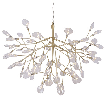 Светильник подвесной CRYSTAL LUX EVITA EVITA SP63 GOLD/TRANSPARENT 63Вт G4