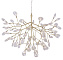 Светильник подвесной CRYSTAL LUX EVITA EVITA SP63 GOLD/TRANSPARENT 63Вт G4
