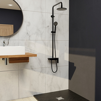 Душевая система RGW Shower Panels 51140133-04 SP-33B чёрный