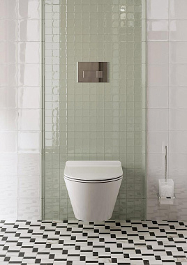 Унитаз подвесной KERAMA MARAZZI Plaza Modern PLMR.wc.02 безободковый без сиденья
