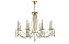 Люстра подвесная CRYSTAL LUX VICTORIA VICTORIA SP8 GOLD/AMBER 480Вт 8 лампочек E14