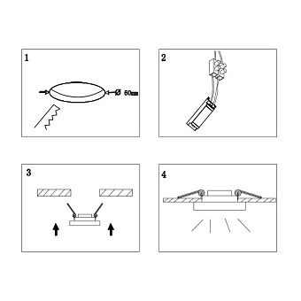 Светильник точечный встраиваемый Maytoni Joliet DL035-2-L6W 11Вт LED
