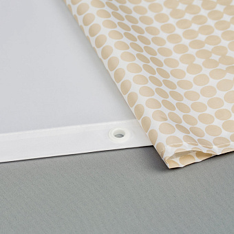 Шторка для ванной IDDIS Basic B02P218i11 180х180см бежевый