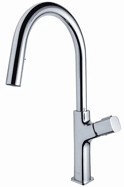 Смеситель для кухни Maxonor PL4289 поворотный излив хром