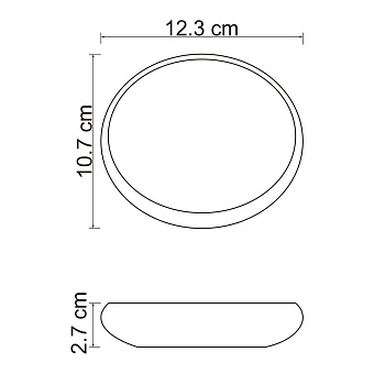 Мыльница WASSERKRAFT Dinkel K-4629 белый