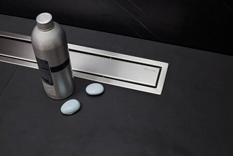 Щелевой душевой трап Pestan Confluo Premium Line 550 59,6х13,6см горизонтальный сток