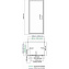 Угловое ограждение WASSERKRAFT Salm 27I41 200х100см стекло прозрачное