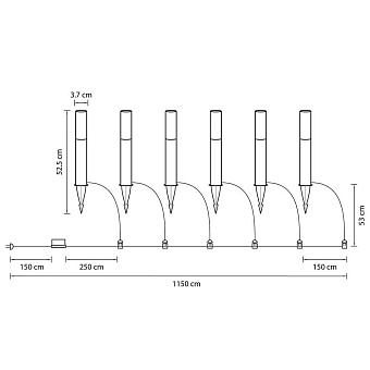 Светильник грунтовый Lightstar Dito 380937 1,5Вт IP55 LED